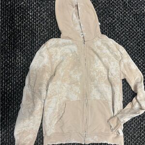 Cotton Citizen Beige Tie-Dye Hoodie